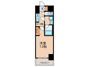 S-RESIDENCE丸の内駅前Northの物件間取画像